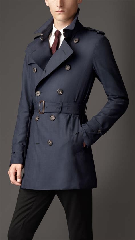 burberry blue coat men|burberry cashmere coat men's.